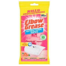 Антибактеріальні серветки для поверхонь Elbow Grease Pink Blush, 80 шт